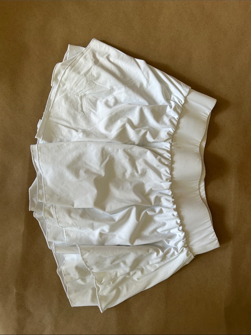 Tennis Skirt White Tiered Ruffles